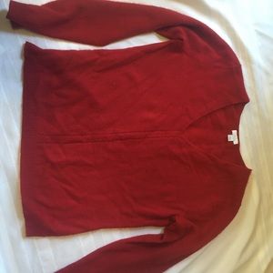 Apt 9 100% cashmere Red sweater